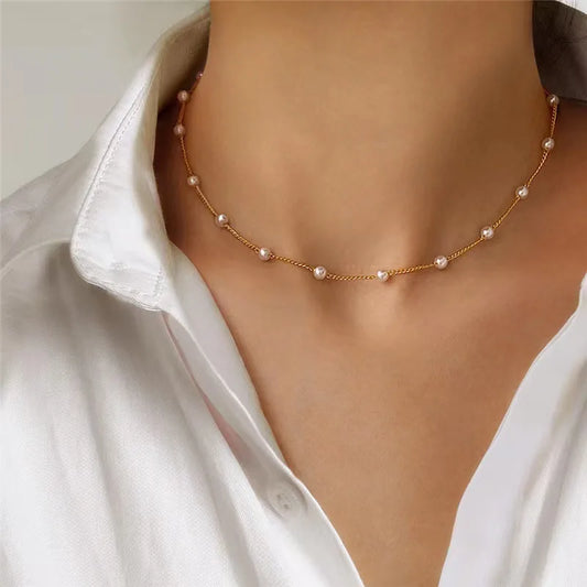 Luna Pearl Strand Necklace