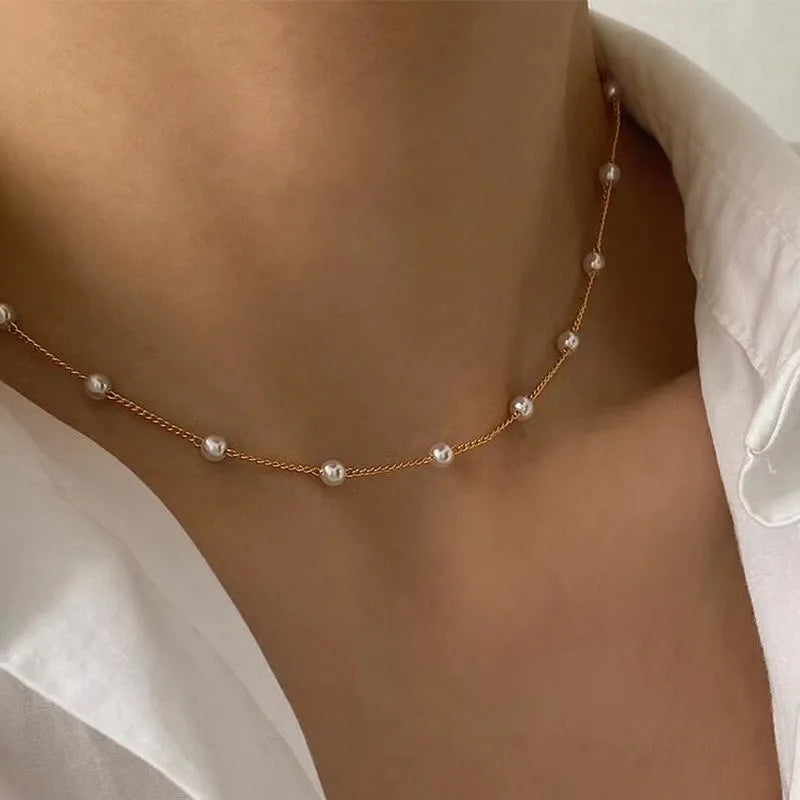 Luna Pearl Strand Necklace