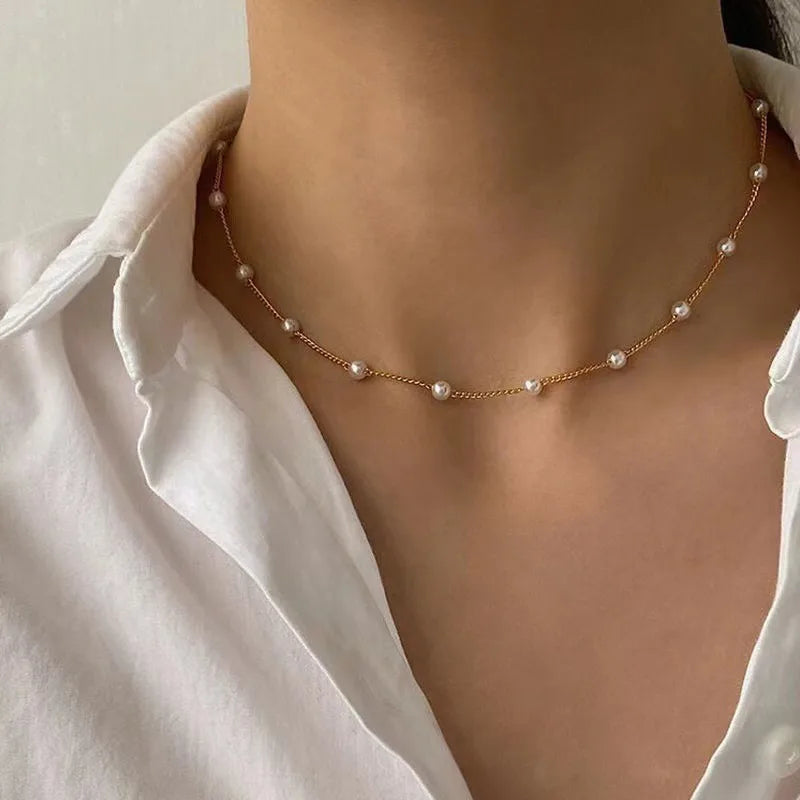 Luna Pearl Strand Necklace