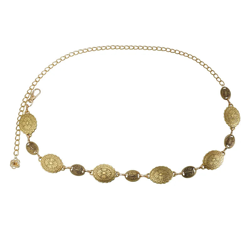 Antique Orbit Waist Chain