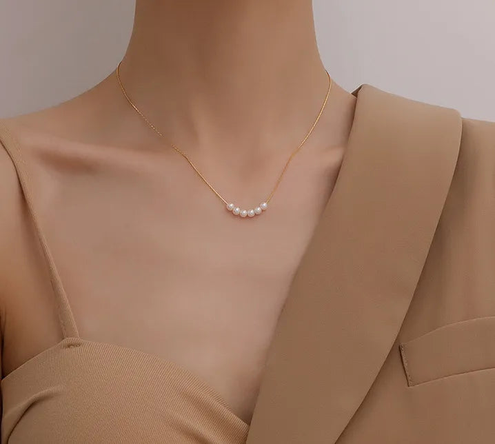 Ocean Whisper Pearl Necklace